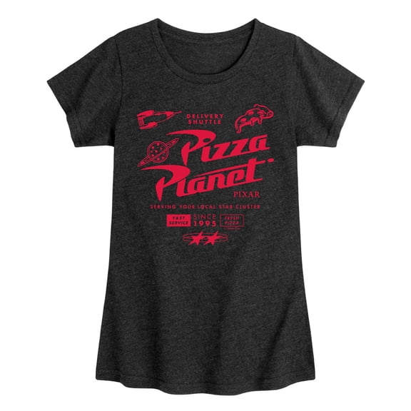 Disney - Pizza Planet Jersey - Youth Girls Short Sleeve T-Shirt