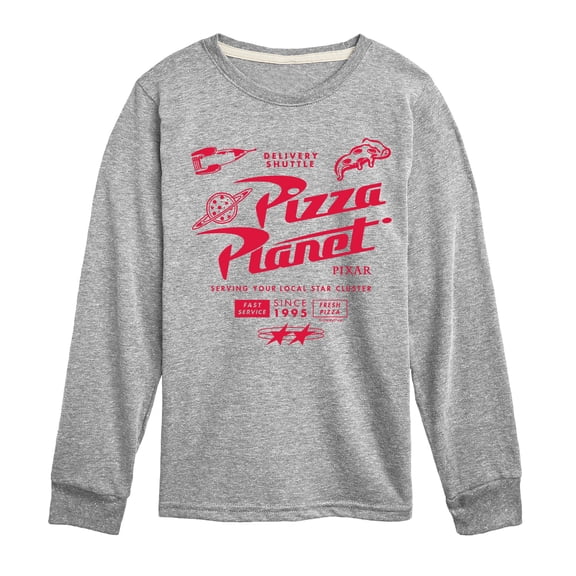Disney - Pizza Planet Jersey - Youth Long Sleeve Graphic T-Shirt
