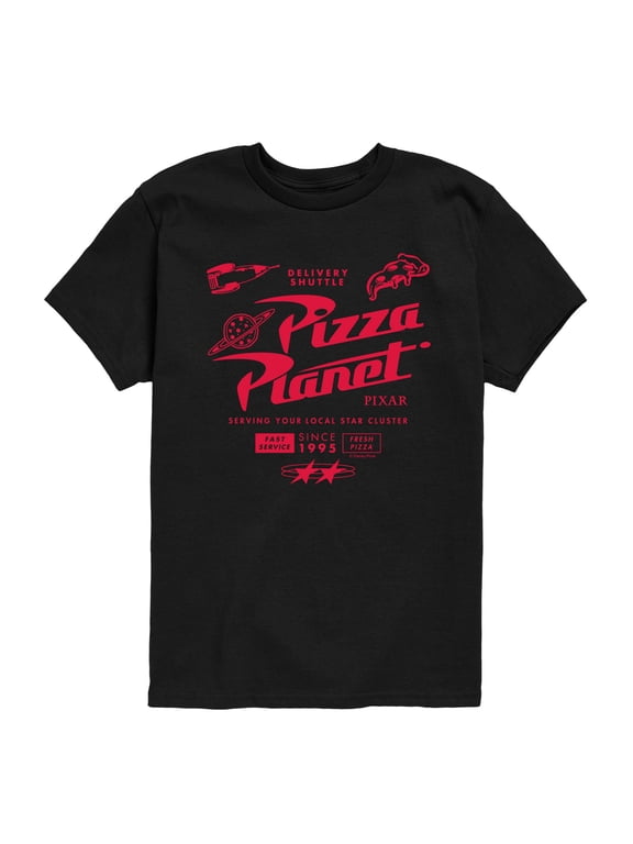 - Pizza Planet Jersey Boys' Short Sleeve Graphic T-Shirt