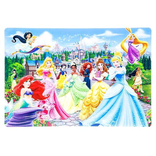 Disney Placemat - Lenticular Disney Princesses and Castles - Walmart.com