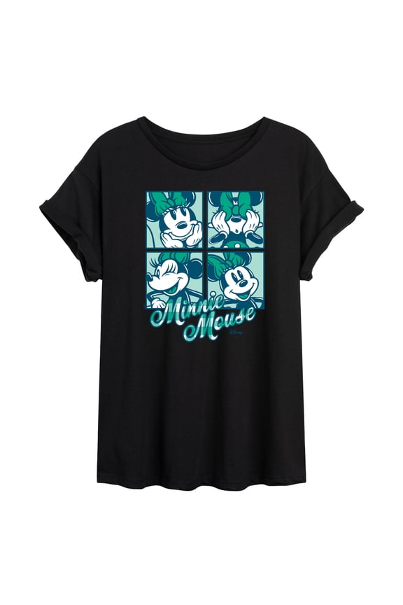 - Plaid Minnie Mouse - Women's Oversized T-Shirt