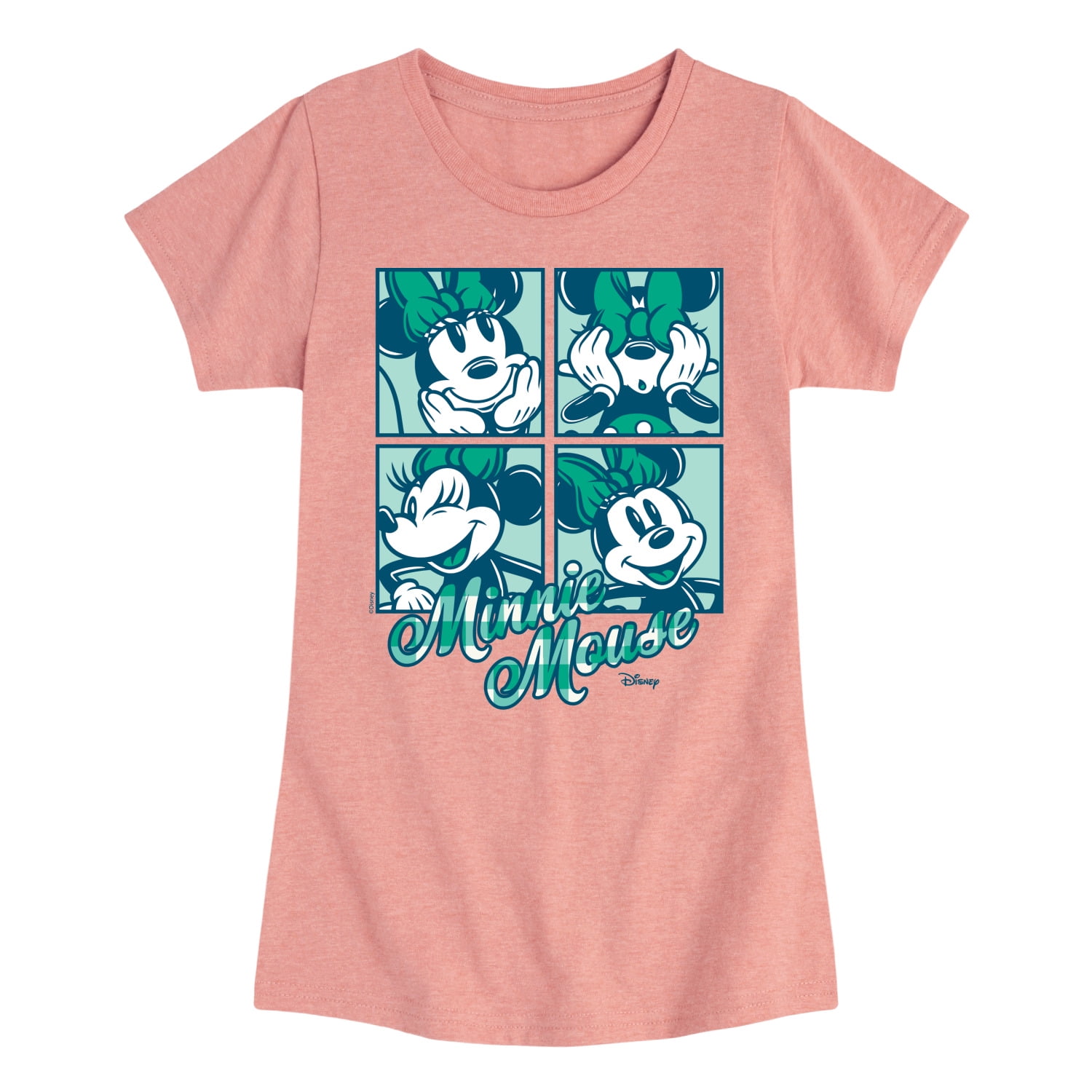 Disney - Plaid Minnie Mouse - Toddler & Youth Girls Short Sleeve ...