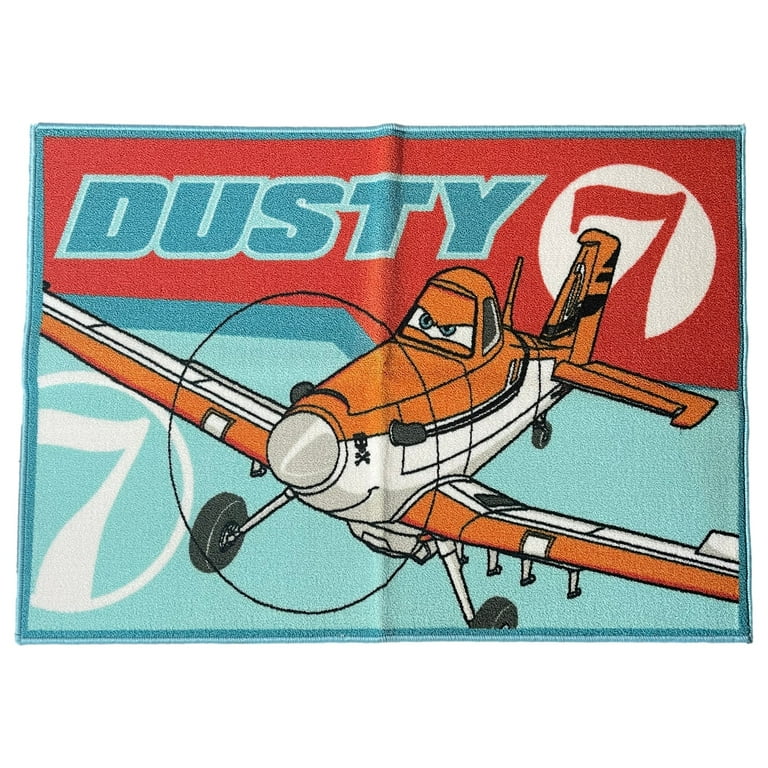 Disney Planes Accent Throw Rug 31x44 Dusty Airplane Skid Resistant