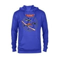 thumbnail image 1 of Disney Planes Dusty Crophopper with Bravo and Echo T-Shirt - Pullover Hoodie for Adults - Customized-Royal Heather, 1 of 5