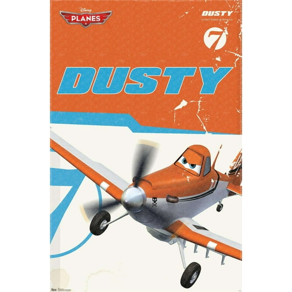 Disney Planes - Dusty Wall Poster, 14.725" x 22.375"