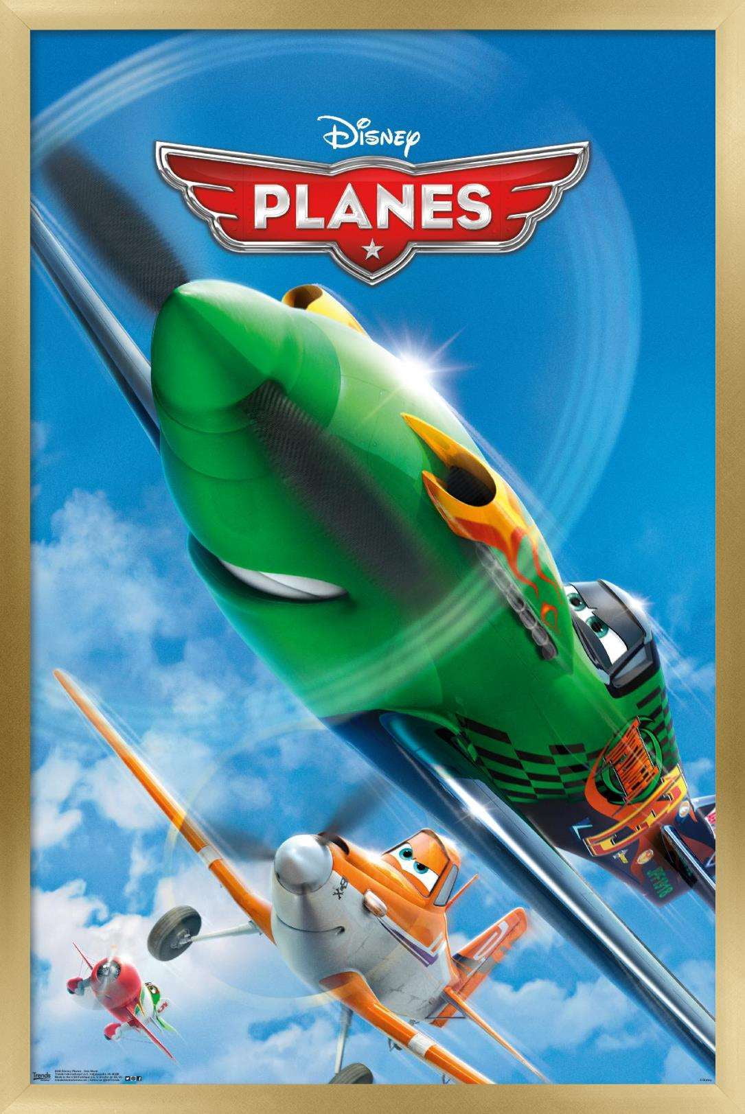 Disney Planes - One Sheet Wall Poster, 14.725" x 22.375", Framed
