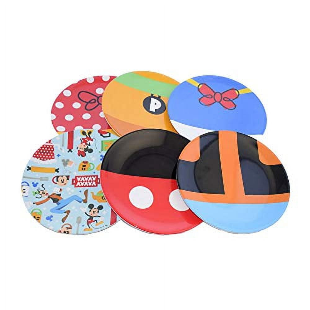 Disney Plastic Plates Set Mouse Wares Characters Set Of 6