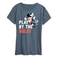 thumbnail image 1 of Disney - Play By The Rules Soccer - Women's Short Sleeve Graphic T-Shirt, 1 of 5