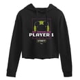 thumbnail image 1 of Disney - Player 1 Start   - Juniors Cropped Pullover Hoodie, 1 of 5