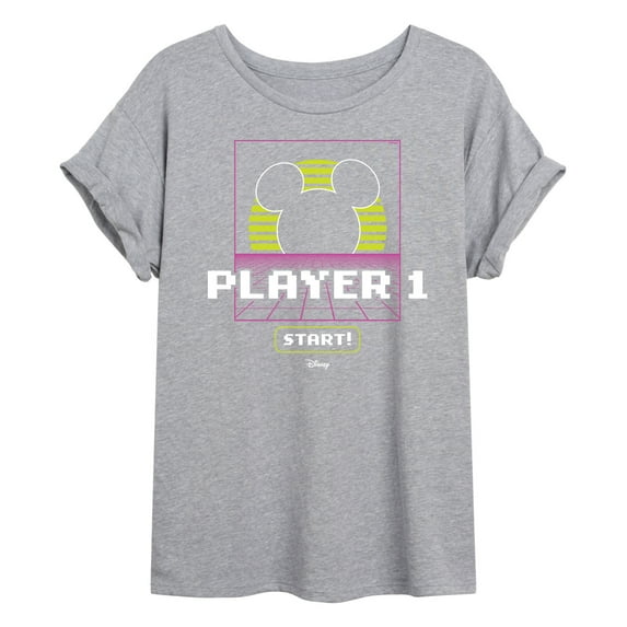Disney - Player 1 Start - Juniors Ideal Flowy Muscle T-Shirt