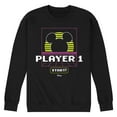 thumbnail image 1 of Disney - Player 1 Start  - Men's Crew Neck Fleece Pullover, 1 of 4