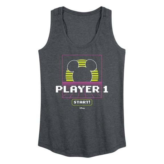 Disney - Player 1 Start - Women's Racerback Tank Top