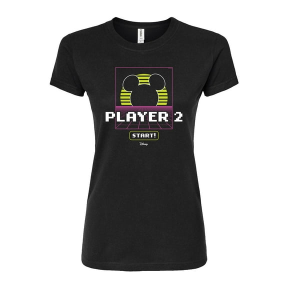 Disney - Player 2 Start   - Juniors Fitted Graphic T-Shirt