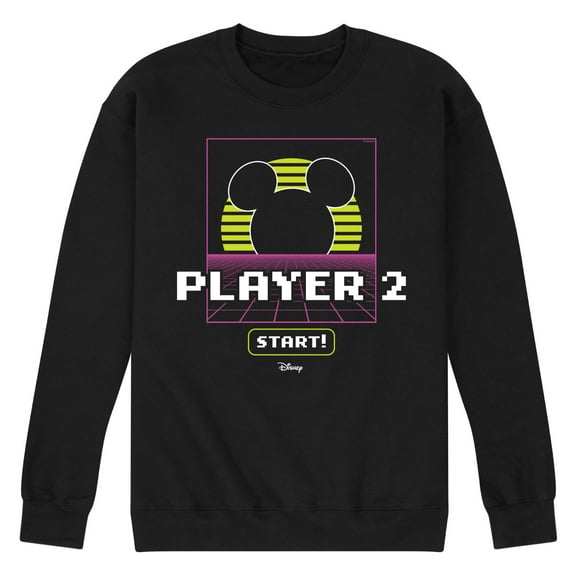 Disney - Player 2 Start  - Men's Crew Neck Fleece Pullover