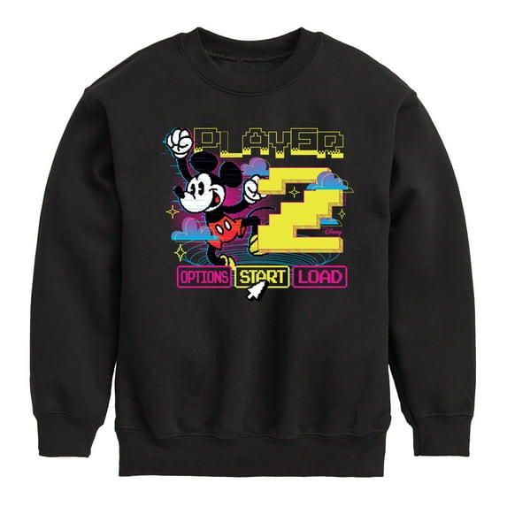 Disney - Player 2 Start - Toddler & Youth Crewneck Fleece Sweatshirt