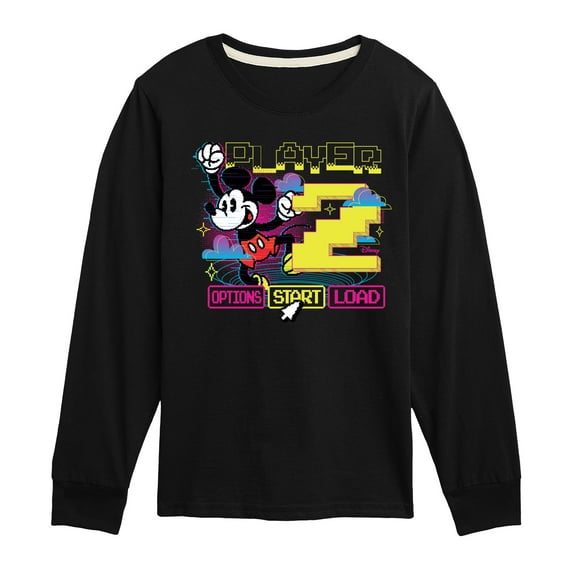 Disney - Player 2 Start - Toddler & Youth Long Sleeve Graphic T-Shirt