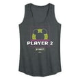 thumbnail image 1 of Disney - Player 2 Start  - Women's Racerback Tank Top, 1 of 4