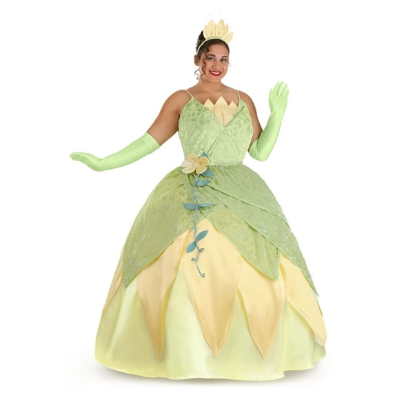 Disney Plus Size Princess and the Frog Tiana Deluxe Costume