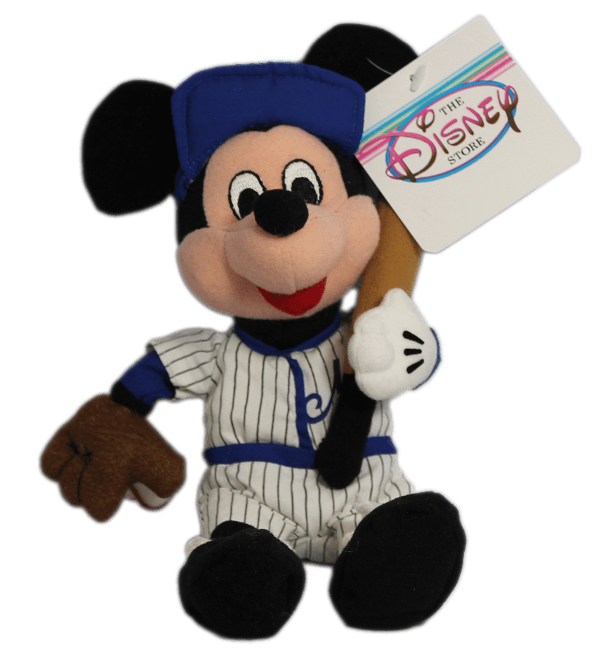 Disney Plush Mickey Mouse 16Angels Baseball Player Uniform/hat