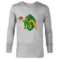thumbnail image 1 of Disney Pluto #30 Football Catch Sports - Long Sleeve T-Shirt for Men - Customized-Athletic Heather, 1 of 5