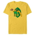thumbnail image 1 of Disney Pluto #30 Football Catch Sports - Short Sleeve Blended T-Shirt for Adults - Customized-Yellow, 1 of 5