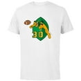 thumbnail image 1 of Disney Pluto #30 Football Catch Sports - Short Sleeve Cotton T-Shirt for Adults - Customized-White, 1 of 5