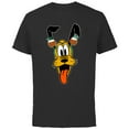 thumbnail image 1 of Disney Pluto Christmas Pudding Holiday Headband - Short Sleeve Cotton T-Shirt for Adults - Customized-Black, 1 of 5