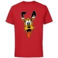 thumbnail image 1 of Disney Pluto Christmas Pudding Holiday Headband - Short Sleeve Cotton T-Shirt for Adults - Customized-Red, 1 of 5