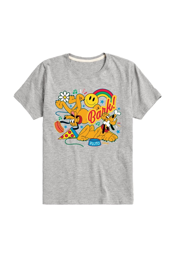 - Pluto Collage - Youth Short Sleeve Graphic T-Shirt