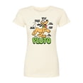 thumbnail image 1 of Disney - Pluto Diagram - Juniors Fitted Short Sleeve Graphic T-Shirt, 1 of 4
