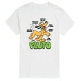 thumbnail image 1 of Disney - Pluto Diagram - Men's Short Sleeve Graphic T-Shirt, 1 of 4