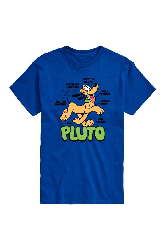 - Pluto Diagram - Men's Short Sleeve Graphic T-Shirt