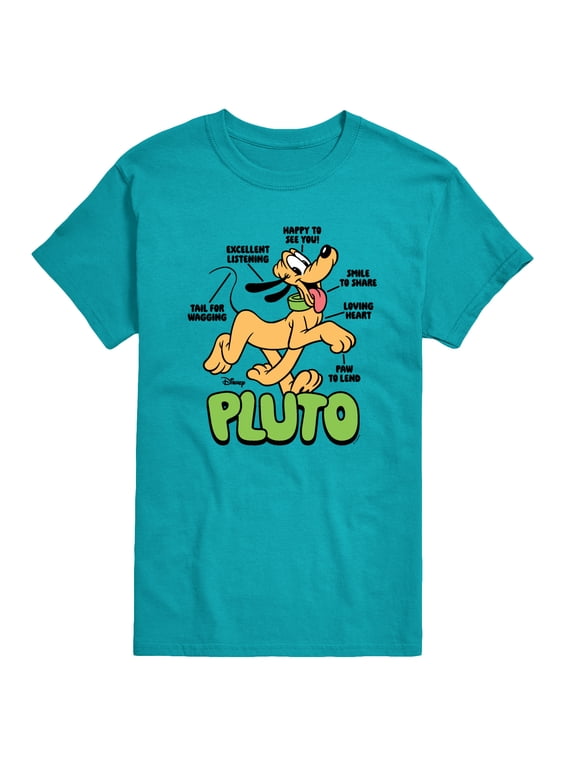 - Pluto Diagram Men's Short Sleeve Graphic T-Shirt