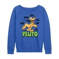 thumbnail image 1 of Disney - Pluto Diagram - Women's French Terry Long Sleeve Pullover, 1 of 3
