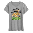 thumbnail image 1 of Disney - Pluto Diagram - Women's Short Sleeve Graphic T-Shirt, 1 of 4