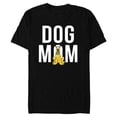 thumbnail image 1 of Disney Pluto Dog Mom - Short Sleeve Blended T-Shirt for Adults - Customized-Black, 1 of 5