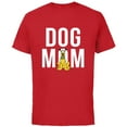 thumbnail image 1 of Disney Pluto Dog Mom - Short Sleeve Cotton T-Shirt for Adults - Customized-Red, 1 of 5
