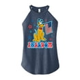 thumbnail image 1 of Disney - Pluto Freedom - Juniors High Neck Tank Top, 1 of 5