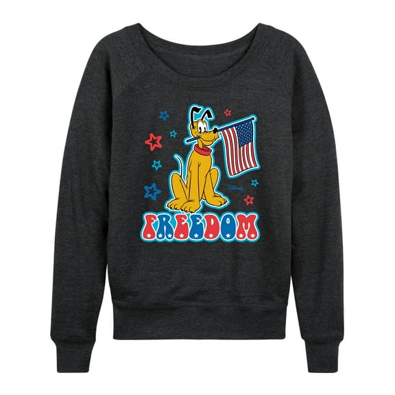 Disney - Pluto Freedom - Women's Lightweight French Terry Long Sleeve Shirt