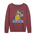 thumbnail image 1 of Disney - Pluto Freedom - Women's Lightweight French Terry Long Sleeve Shirt, 1 of 4