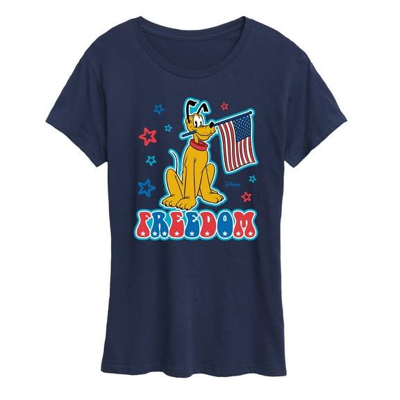 Disney - Pluto Freedom - Women's Short Sleeve Graphic T-Shirt