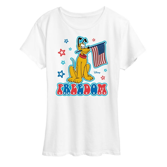 Disney - Pluto Freedom - Women's Short Sleeve Graphic T-Shirt