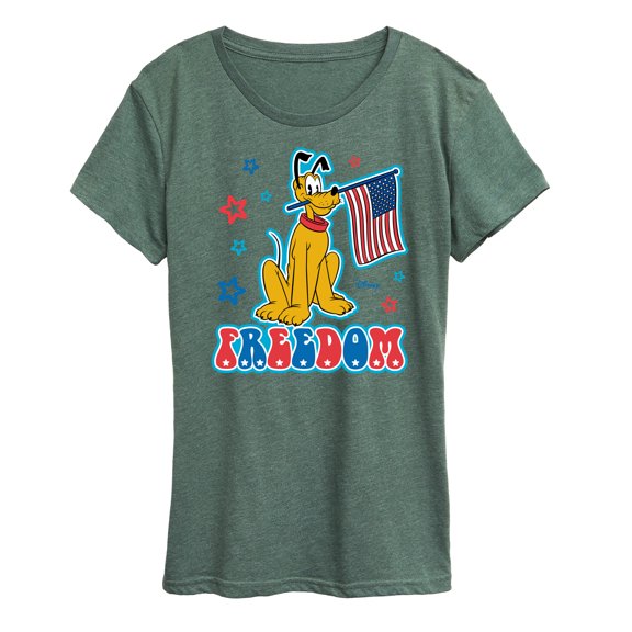 Disney - Pluto Freedom - Women's Short Sleeve Graphic T-Shirt