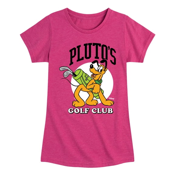 Disney - Pluto Golf Fitted Short Sleeve Graphic T-Shirt