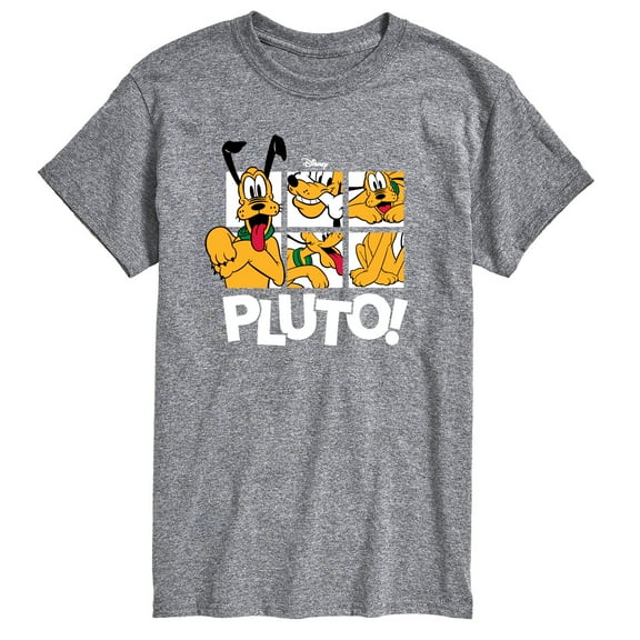 Disney - Pluto Grid - Men's Short Sleeve Graphic T-Shirt
