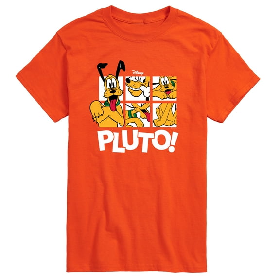 Disney - Pluto Grid - Men's Short Sleeve Graphic T-Shirt