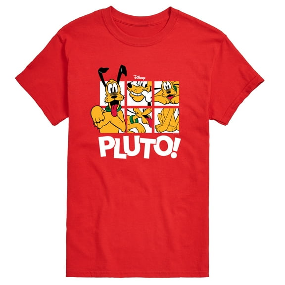 Disney - Pluto Grid - Men's Short Sleeve Graphic T-Shirt