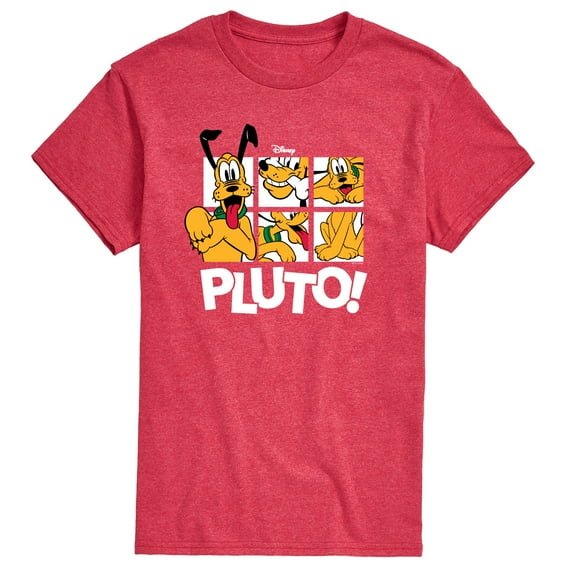 Disney - Pluto Grid - Men's Short Sleeve Graphic T-Shirt