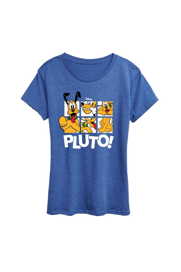 - Pluto Grid - Women's Short Sleeve Graphic T-Shirt