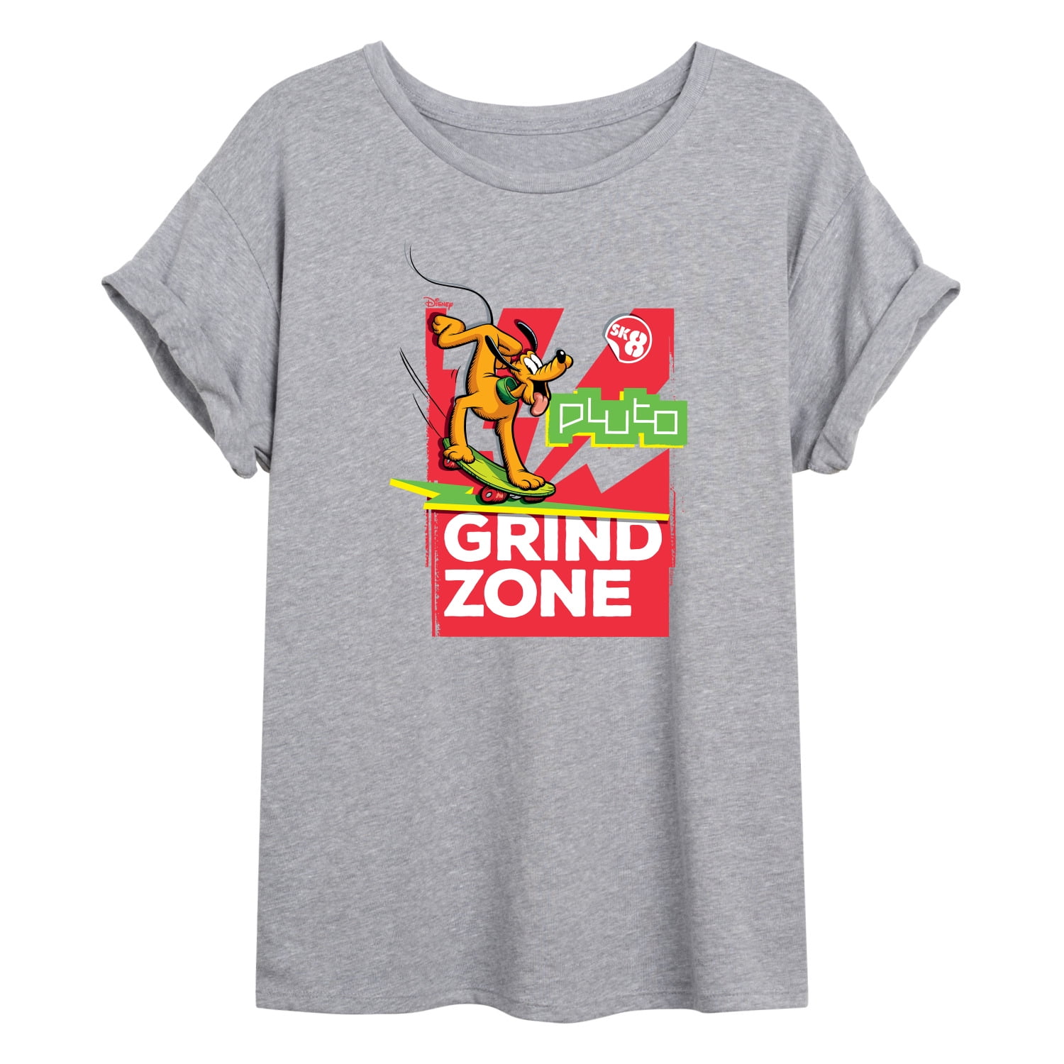 Disney Pluto Grind Zone Juniors Ideal Flowy Muscle TShirt